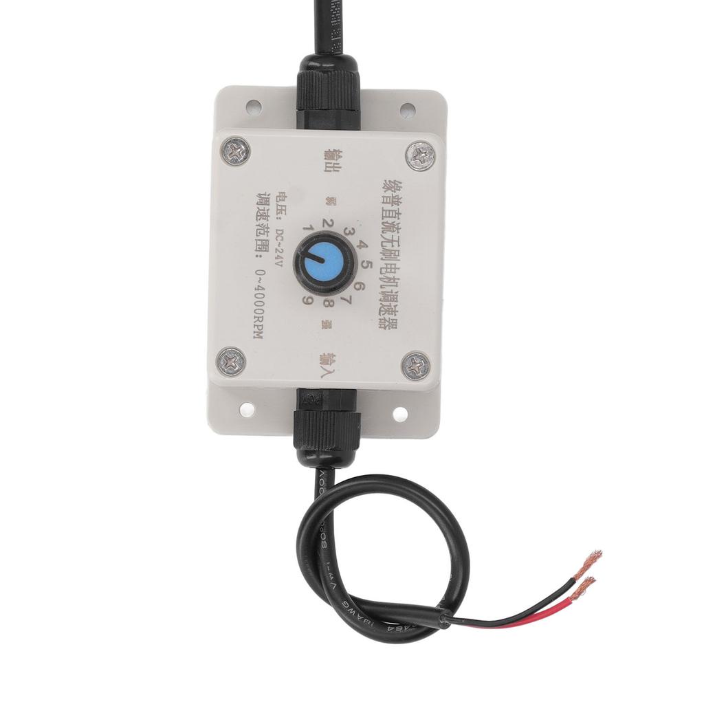 30W 4000RPM Electric Vibrating Motor Adjustable Exciting Force Brushless DC Vibration Motor with Speed Controller HT