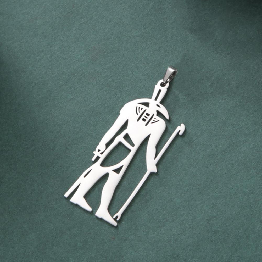 Dawapara Egyptian Astrology God Horus Anubis Pendant DIY Accessories Courage Willpower Amulet Stainless Steel Jewelry