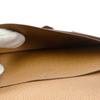 HERMES D stamped Beance fleet Long Wallet purse Bifold long wallet Epsom Brown Used