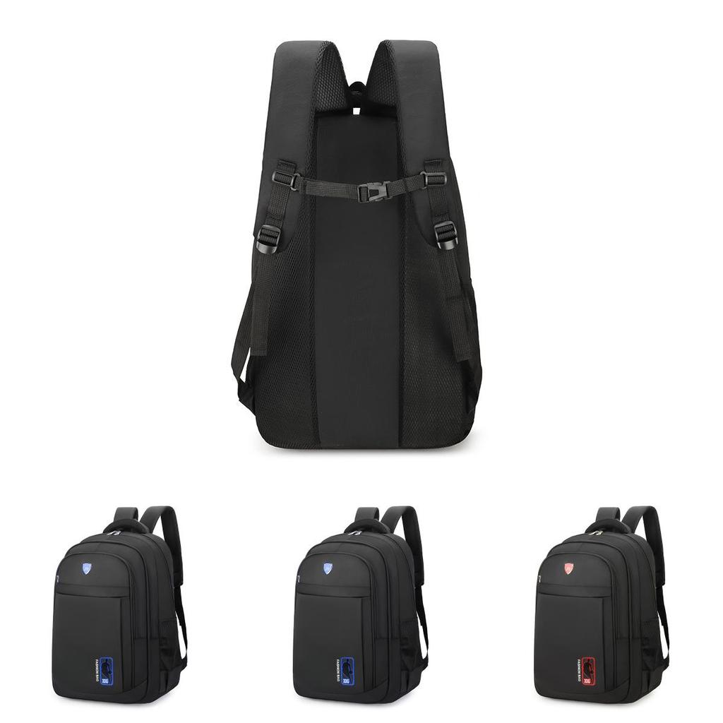 Oxford Fabric Casual Travel Backpack With Letter Printed For Students And Commuters