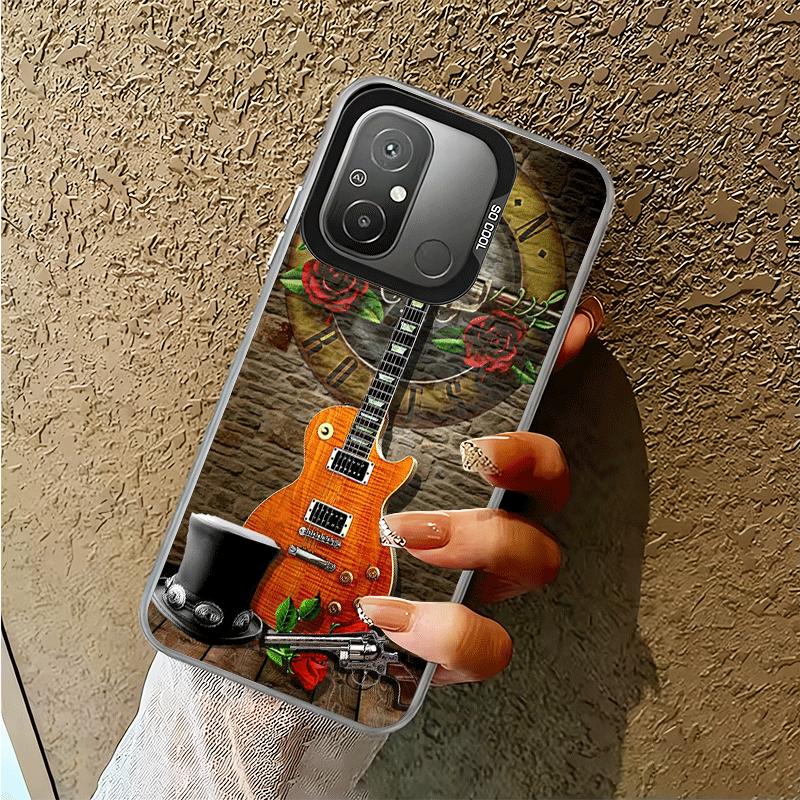 Band G-Guns N R-Roses Soft Phone Case for Xiaomi Redmi 15C 15 14C 13C 12C Poco X5 X6 X7 Pro X3 F8 F7 Ultra M8 13 12 Cover Back S