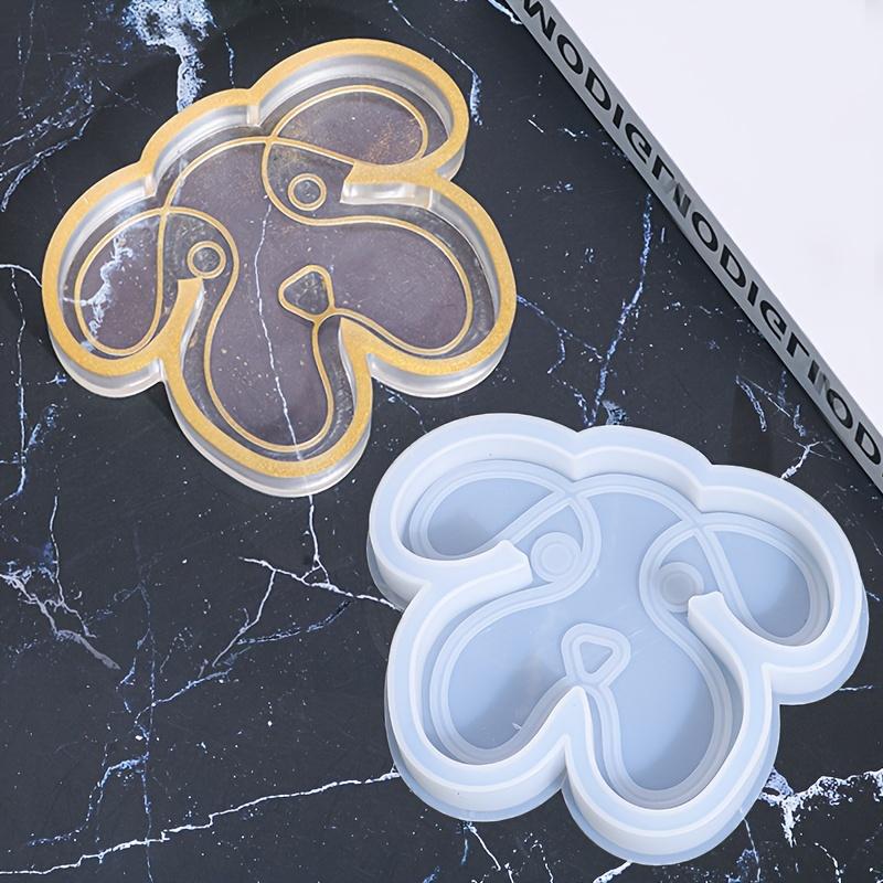 

1 шт. Декоративная тарелка для собаки Силиконовая форма Мыло ручной работы DIY Поднос для украшений