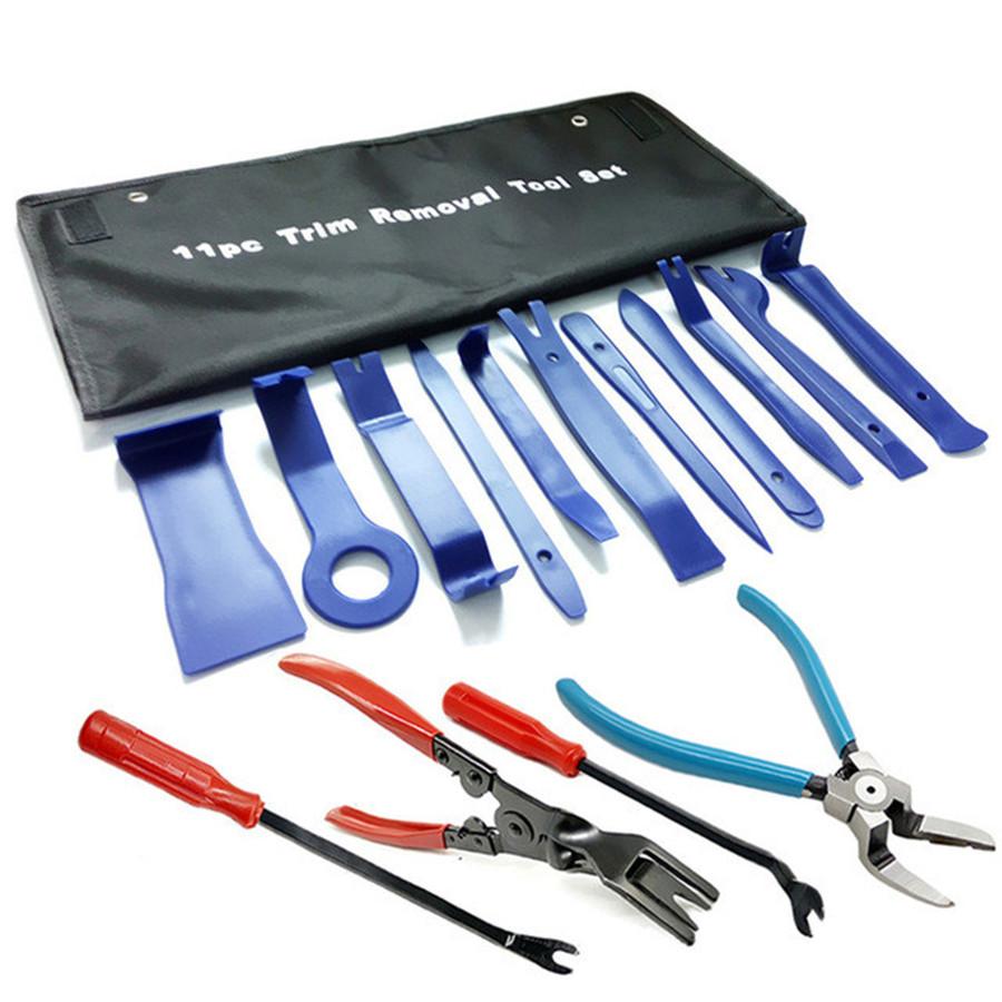 

15Pcs Auto Car Panel Dashboard Armrest Trim Moulding Removal Install Pry Tools