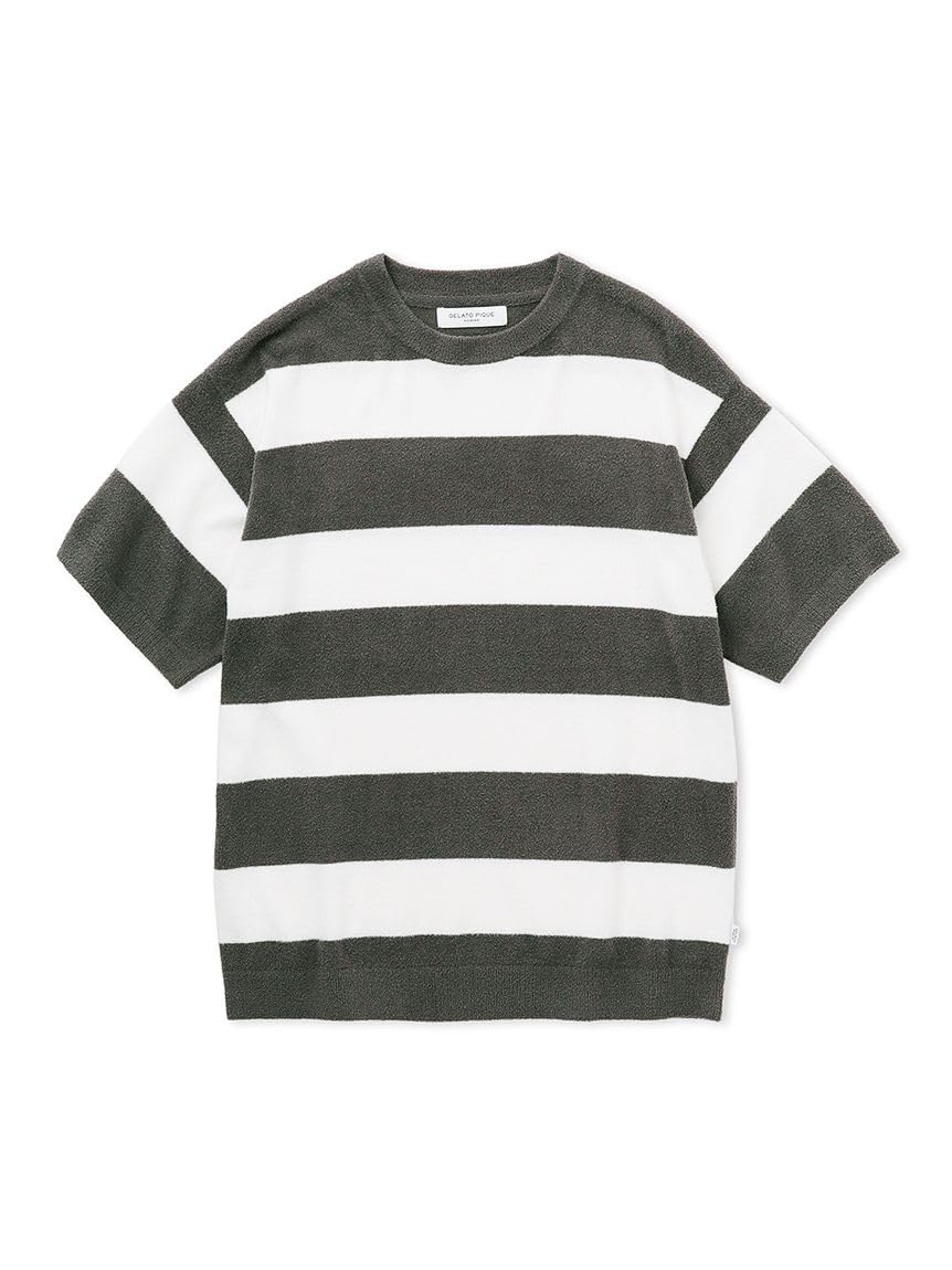 

Gelato Pique HOMME Smoothy Light Gray 2-Striped Pullover, PMNT241911, Men s, серый