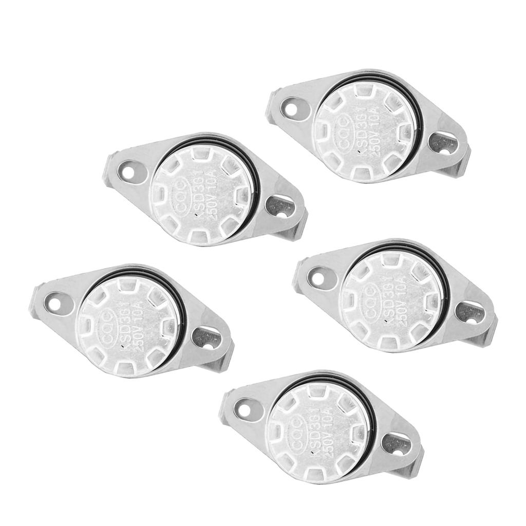 5 Pcs KSD301 Switch Temperature Control Thermostat Thermal Switch 250V10A NO105 celsius