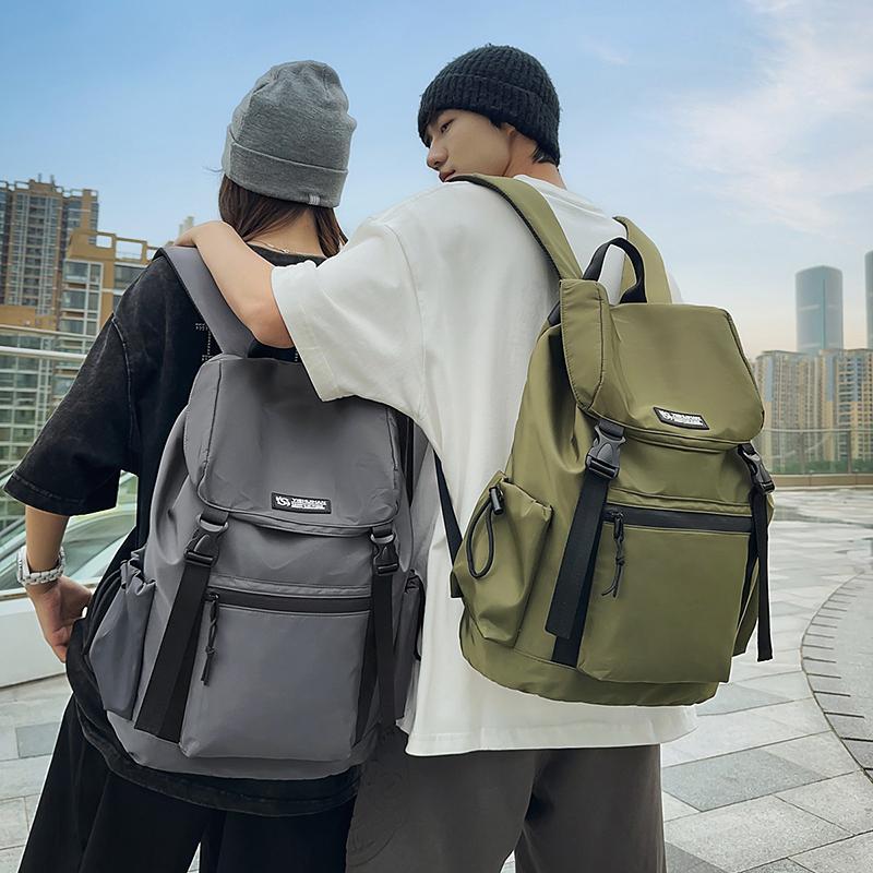 Жіночий рюкзак Чоловічий рюкзак великої місткості для подорожей на відкритому повітрі Нейлоновий студентський шкільний рюкзак