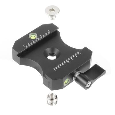 Quick Release Clamp Adapter Aluminium Alloy 3/8 To 1/4 Screw Mount Adaptor for Ballhead Tripod SLR Cameras