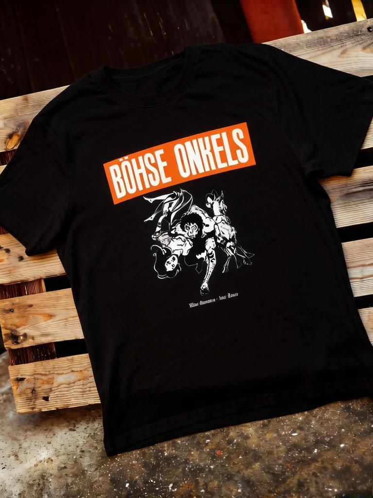Böhse Onkelz Global Tour Mercah T-shirt Vous Cherchez la Dispute Ger Unisexe Punk Rock Groupe Impression Surdimensionnée Coton Unisexe Femmes T-shirts