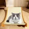 Cat Scratcher Board Toy Wood Scratching Board Boredom Cat Indoor Exercising Lounger Toy Cats Wood Sisal Scratching Pads