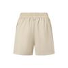 Li Ning Free Growth Loose Drawstring Casual Shorts Women shorts Light-Beige AKST062-2