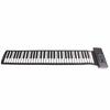61 Keys Roll Up Keyboard Piano MIDI Function Portable Hand Roll Piano with LED Digital Display 100‑240V EU Plug