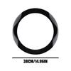 38cm Soft Car Steering Wheel Cover Milk Velvet Stain-Resistant Car Steering Wheel Cover Anti-Slip Car Steering Wheel Warm Cover