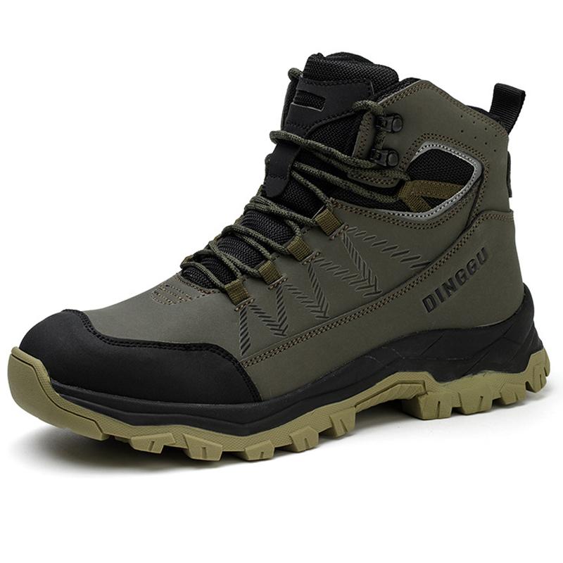 

Мужские рабочие ботинки с высоким верхом, обувь со стальным носком, непрокалываемые защитные ботинки, защитная обувь, безопасная, неубиваемая обувь, износостойкая 38