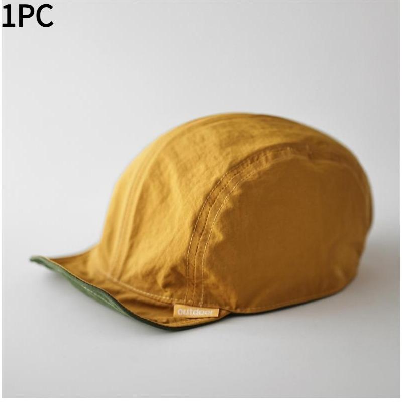 1PC summer new double-sided wear quick-drying foldable cap men's and women's same outdoor cycling running sports sun hat