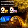4-in-1 LED Camping Lamp Strip USB Rechargeable Atmosphere 10M Length Waterproof Light String Garden Decoration Tent Flashlight