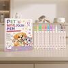 Pet Nail Color Pen 12 Piece Quick Dry DIY Safe Paint Decoration Pen Pet Nail Color for Birthday Cat Fingernail Painting Manicure