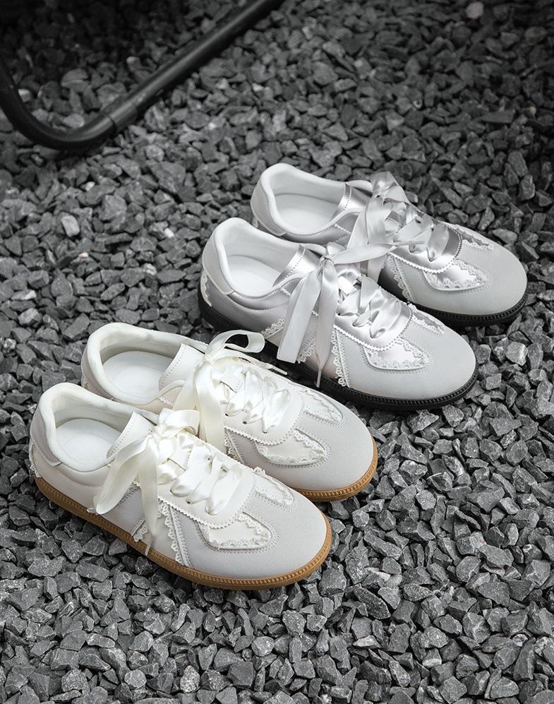 Silver Dexun shoes spring and autumn new shoes lace niche retro board shoes