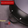 Nitrided Double-Handle Round Griddle Pan