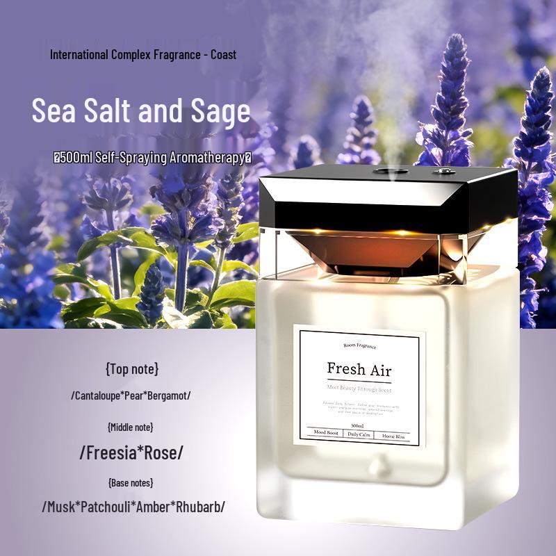 Aroma difuzér do spálne: Dlhotrvajúci osviežovač vzduchu s automatickým rozprašovaním Smart Spray Atmosphere Light