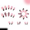 Quick Stick Ongles Faux Ongles Imprimé Léopard Réutilisables Ongles Artificiels Press-On Ongles Multiples Tailles Faciles à Porter Non Toxiques