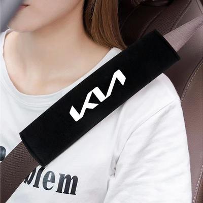 Car Seat Belt Shoulder Pad Protective Cover Decoration For KN K3 K5 Sportage Rio Sorento Picanto Ceed RIO 2 3 4 Accessories