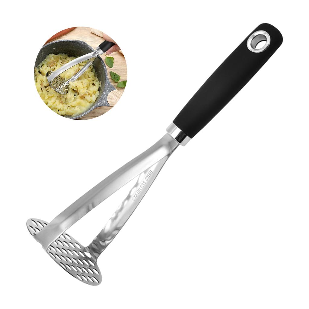 Edelstahl Kartoffelstampfer Multifunktionale Utensilien Leichte Reinigung Küchenwerkzeug für Salat Kochen
