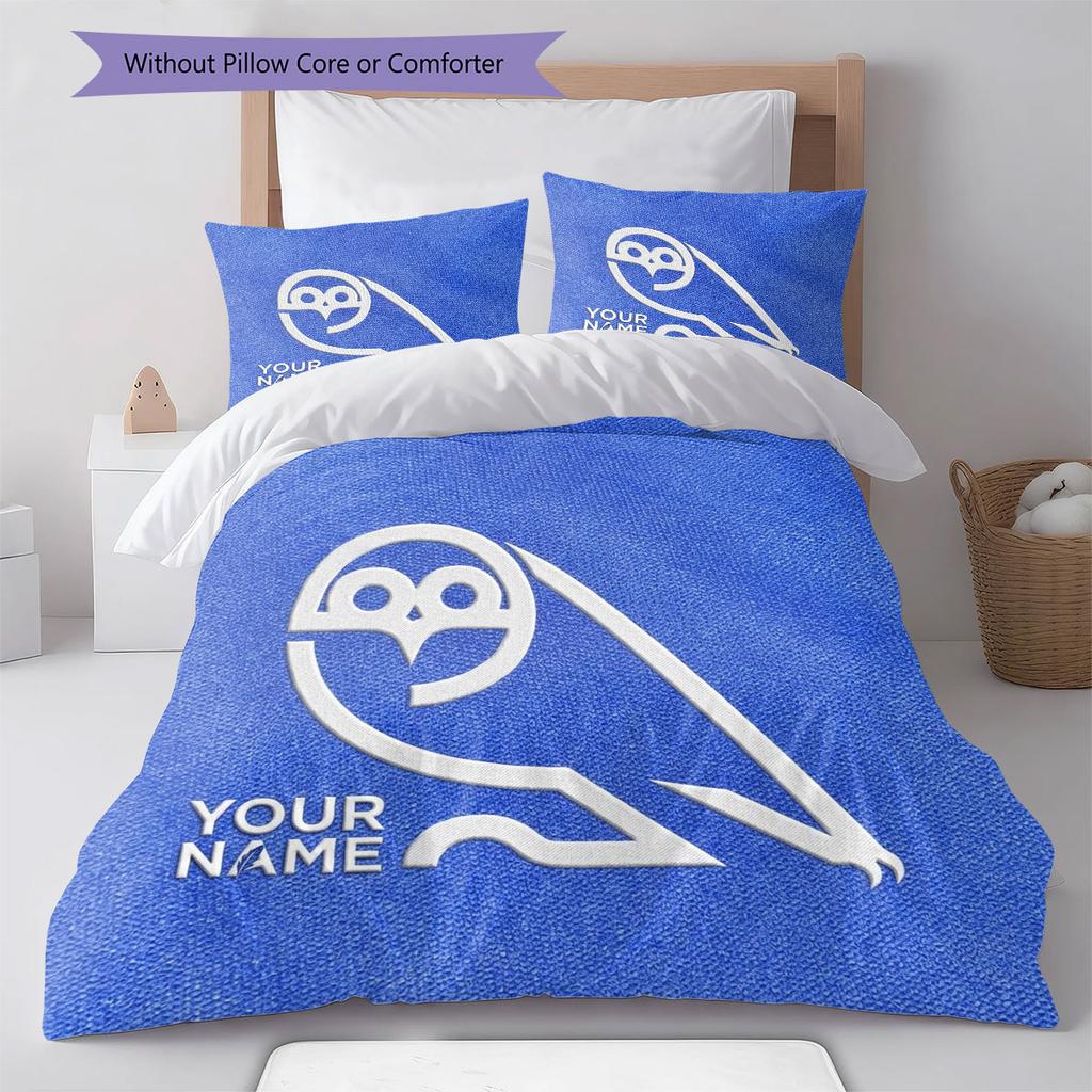 Sheffield Wednesday Football Club Custom Name Pattern Bedding,Quilt Set Quilt Cover Pillowcase Home Birthday Gift(1 * duvet cover + 2 * pillowcase, wi