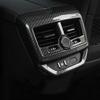For Peugeot 3008 5008 GT Hybrid 2016-   ABS Car Rear Armrest Box Air Vent Outlet Trim Cover Decoration Accessories