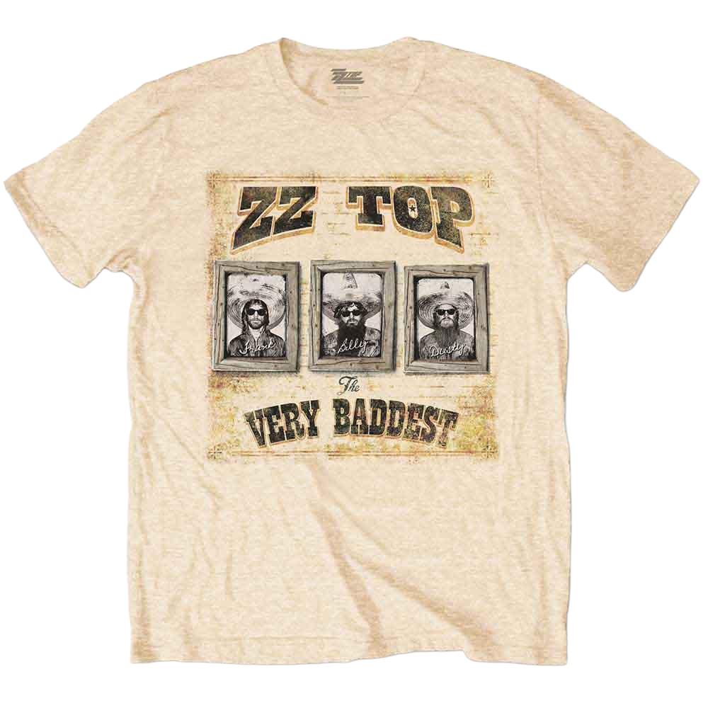 ZZ Top Unisex Adult Very Baddest T-Shirt