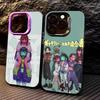 Anime M-Milky S-Subway  Phone Case For iPhone17,16,15,14,13,12,11 Plus,Pro Max Colored Silver Plated Inside Cover