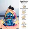 1pc Stitch Printing Blanket - Soft, All-Season Throw for Living Room, Bedroom,Travel