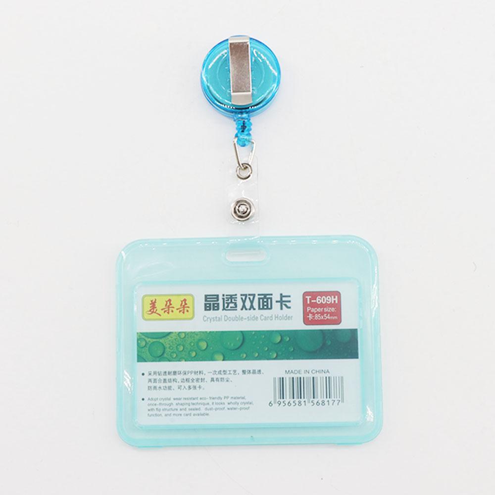 School Supplies Bus Card Holder Transparent Card Cover Student Card Sleeves Credit Cards Protector