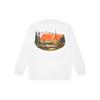 Palace FW21 Chapping Scenic Print Crew Neck Long Sleeve T-Shirt Unisex Tops White P21LS009