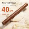 Solid Wood Rolling Pin for Dough, Dumplings & Baking - Round Head Design