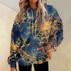 Women's Casual Fashion Print Long Sleeve Pullover Hoodies Sweatshirts