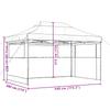 Foldable Pop Up Party Tent with 3 Side Panels Green