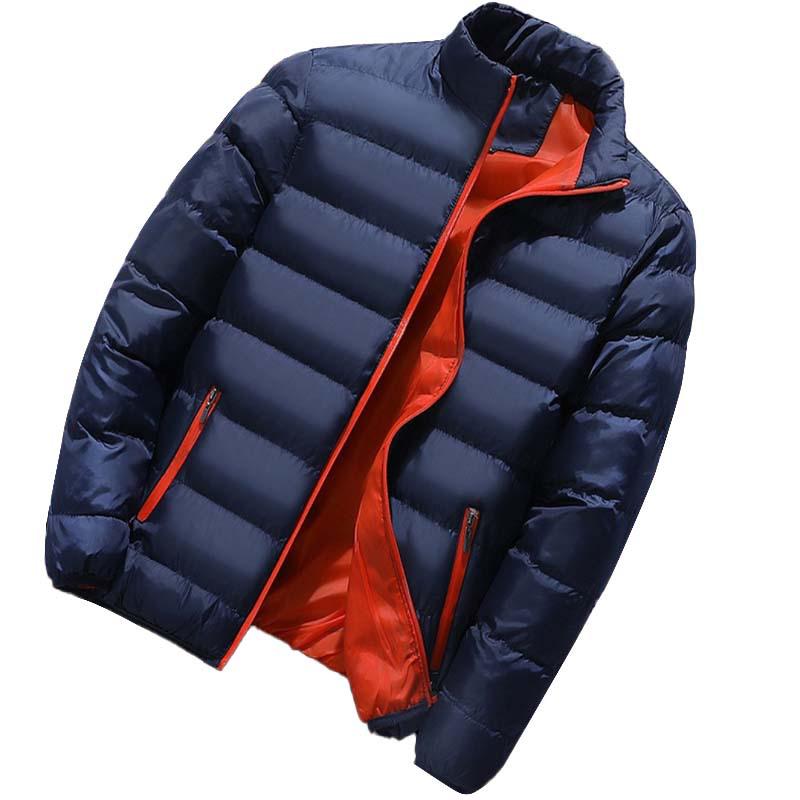 Men's Autumn/Winter Cotton Stand-up Collar Sports Jacket - Warm, Outdoor, Casual Coat