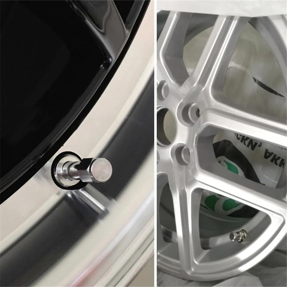 SensaBliss Ventilkern für Räder, kurzer Schaft mit Staubkappe,