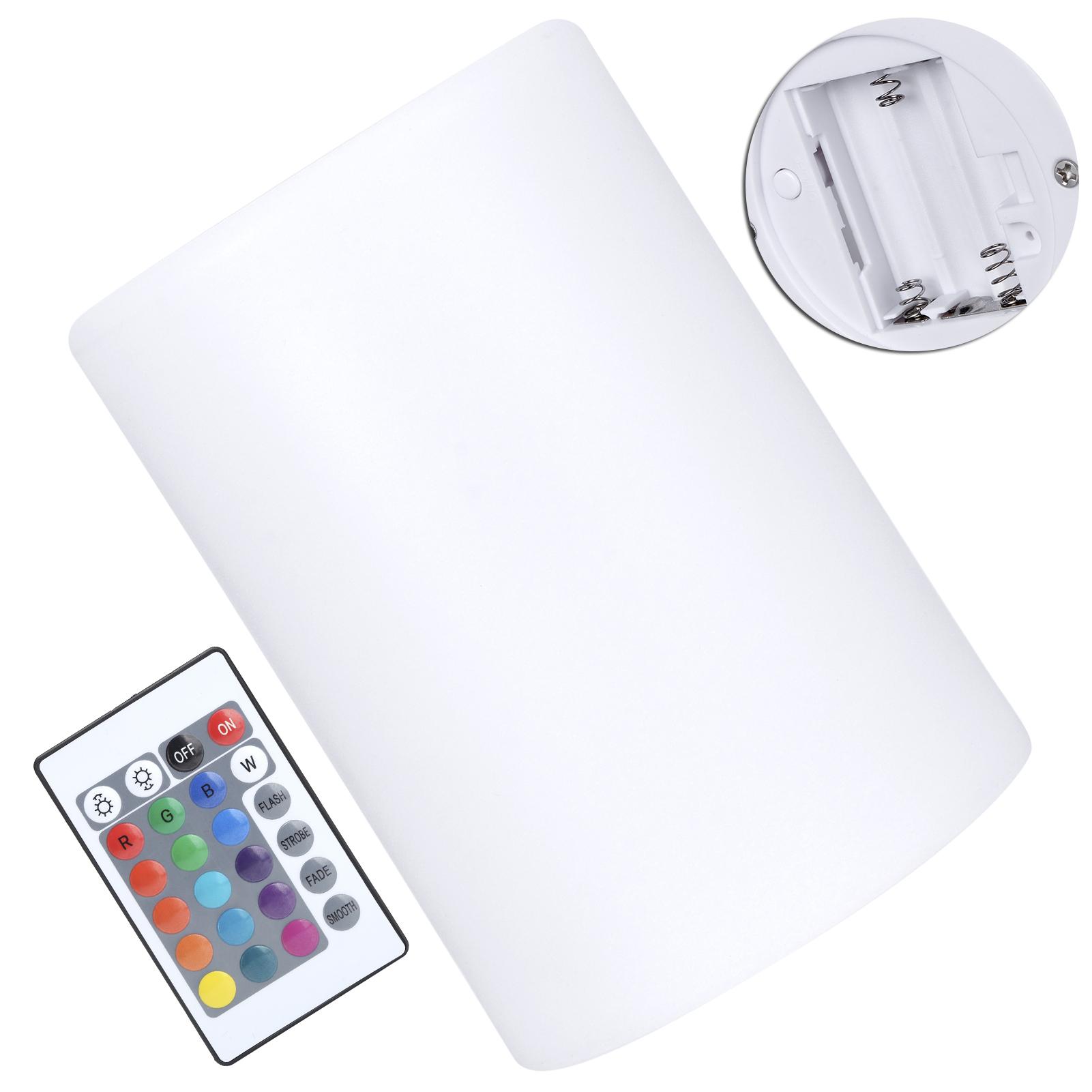 RGB Цилиндрическая лампа LED 16 цветов Пульт дистанционного управления Ночник для бара KTV Ночного клуба