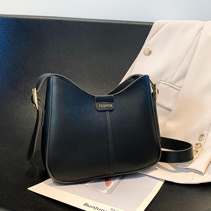 Bag 2025 New Internet Celebrity Simple Shoulder Messenger Bag Women's Foreign Style Niche Design Women's Bags Korean Version Texture Bags