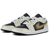 Jordan Air Jordan 1 Abrasion Resistant Low top Vintage Basketball Shoes Men's Black White IH0649-021(Team96-)
