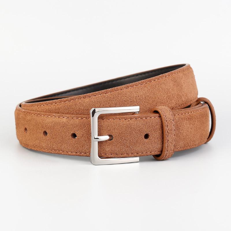 Ceinture Classique en Cuir pour Femme avec Boucle en Alliage pour un Usage Décontracté ou au Bureau