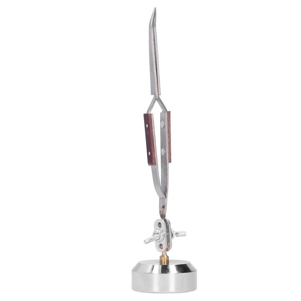 Metal Third Hand Base with Tweezers Rebound Soldering Clamp Hardware Jewelry Tools