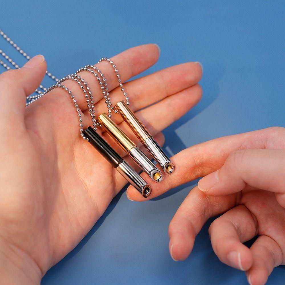 For Breathing Exercises Mindful Breathing Necklace Stress Anxiety Whistle Necklace Yoga Sports