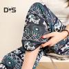 Breathable Casual Pants Full Length Popular Simple Wide Leg Long Trousers
