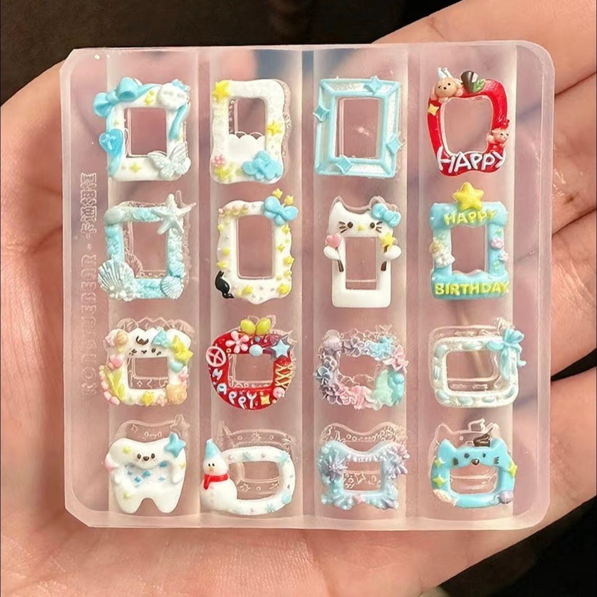 High Transparency Silicone Nail Art Mold Frame