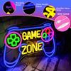 Game Zone Neon LED Gamer Sign Gaming Light for Teens, Boys, Kids, Birthdays, Christmas, Video Game Decor Gifts for Wall, Bedroom