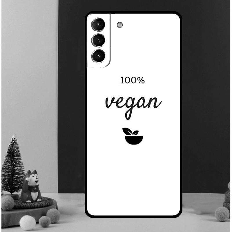 LOVE VEGGIE Vegetarian Quotes VEGAN Case For Samsung Galaxy S25 Ultra S20 S21 S22 S23 S24 Ultra S9 S10 Plus S25 FE Cover Funda