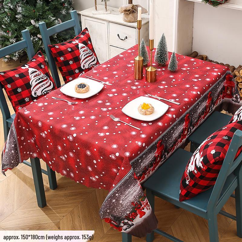 Creative Cross-Border Christmas Table Runner - Festive Holiday Decoration