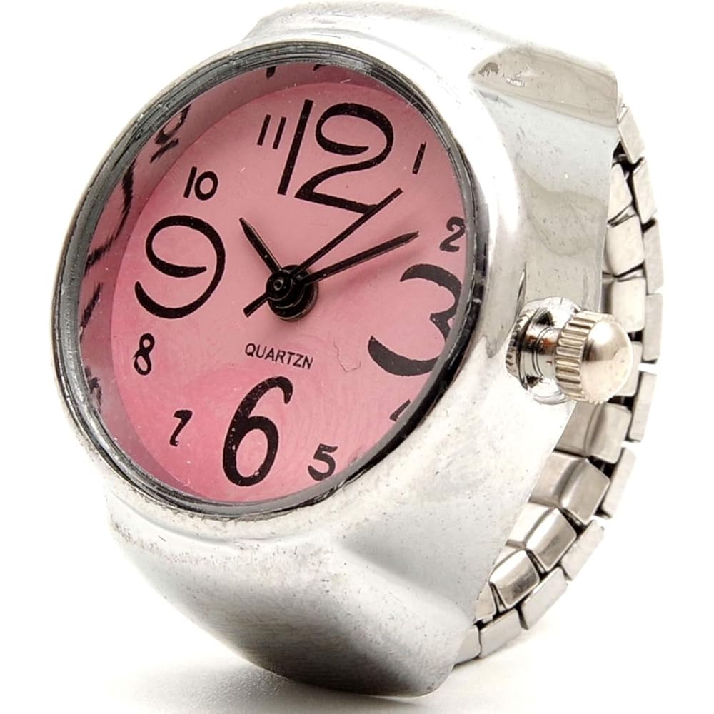 GoodsLand Simple Round Watch Ring 6 Colors Free Size GD-RINGWT-PK